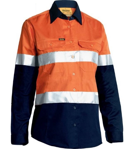 Picture of Bisley,Women's Taped Cool Lightweight Hi Vis Shirt